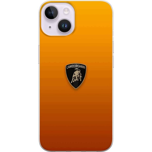 Apple iPhone 15 Gennemsigtig cover Lamborghini