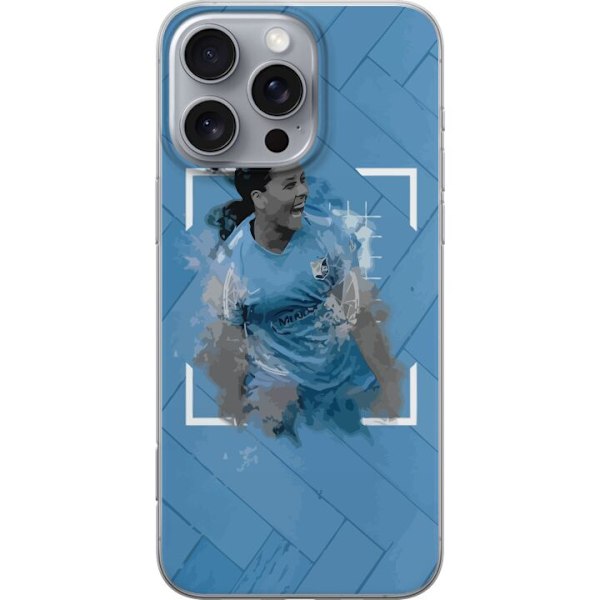 Apple iPhone 16 Pro Max Gennemsigtig cover Sam Kerr (Sky Blue