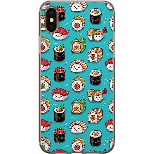 Kompatibelt Mobildeksel til Apple iPhone X Sushi