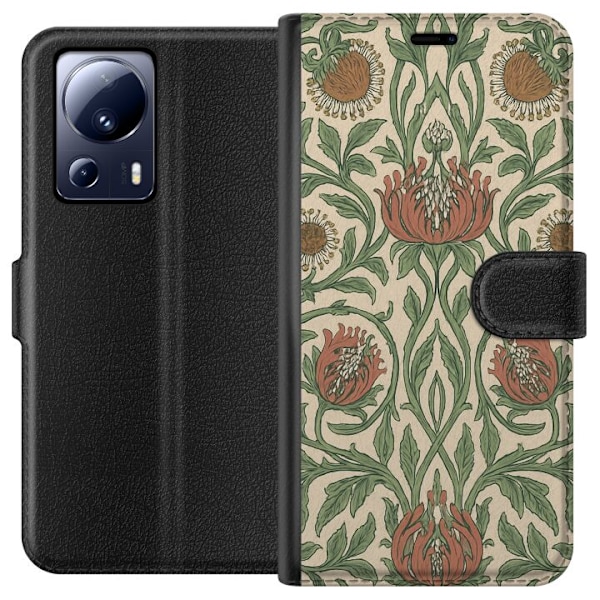 Xiaomi 13 Lite Lompakkokotelo Petali Yksityiskohdat