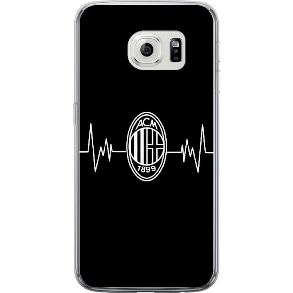 Samsung Galaxy S6 edge Gennemsigtig cover AC Milan