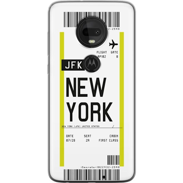 Motorola Moto G7 Läpinäkyvä kuori New York