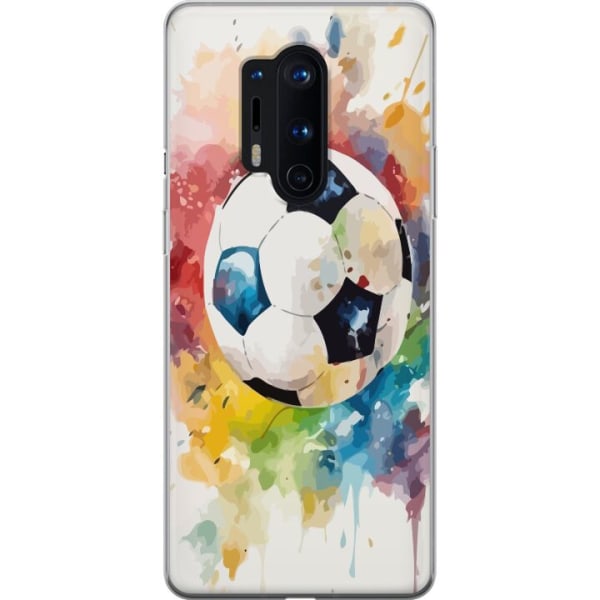 OnePlus 8 Pro Gennemsigtig cover Fodbold