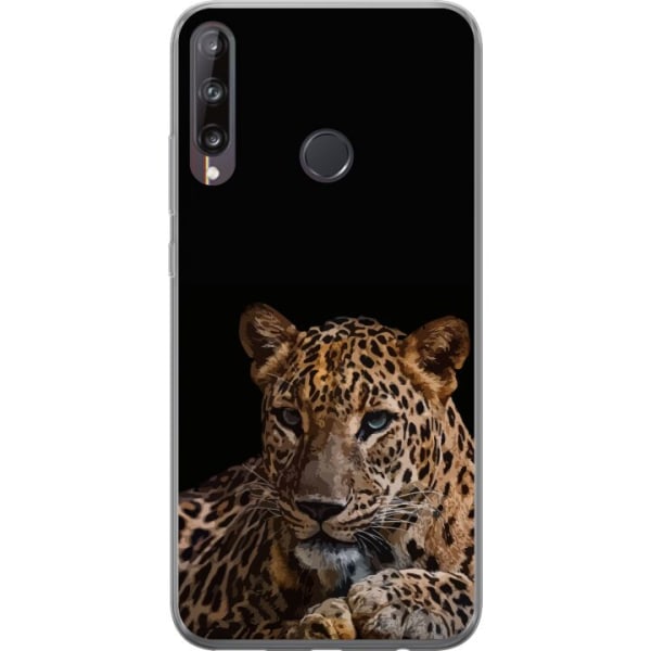 Huawei P40 lite E Gennemsigtig cover Leopard