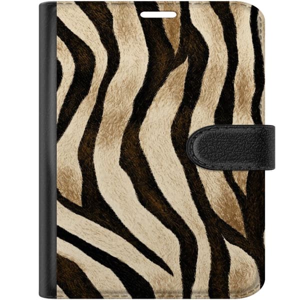 Kompatibelt Lommeboketui til Apple iPhone Duo Savannestriper beige