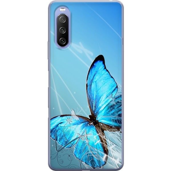 Sony Xperia 10 III Läpinäkyvä kuori Perhonen