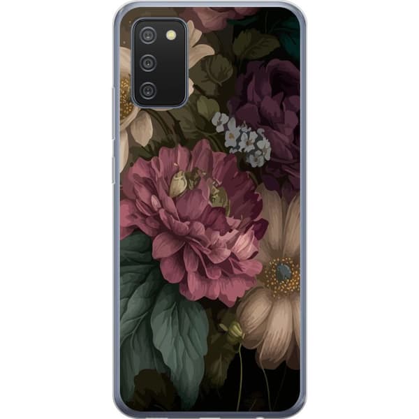 Kompatibelt Mobilskal till Samsung Galaxy A02s Blommor