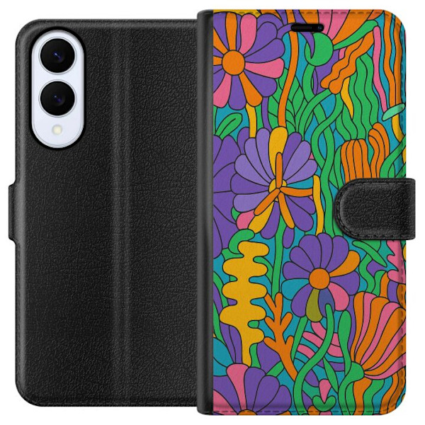 Samsung Galaxy S25 Edge Tegnebogsetui Farveeksplosion