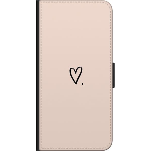 Kompatibelt Lommeboketui til Samsung Galaxy A20s Hjerte