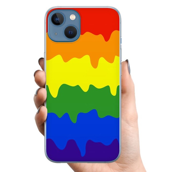 Apple iPhone 13 TPU Matkapuhelimen kuori Tippuva Rakkaus