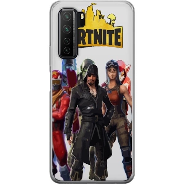 Huawei P40 lite 5G Genomskinligt Skal Fortnite