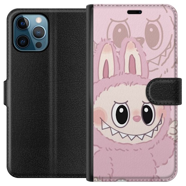 Apple iPhone 12 Pro Max Tegnebogsetui Labubu Floral Freak