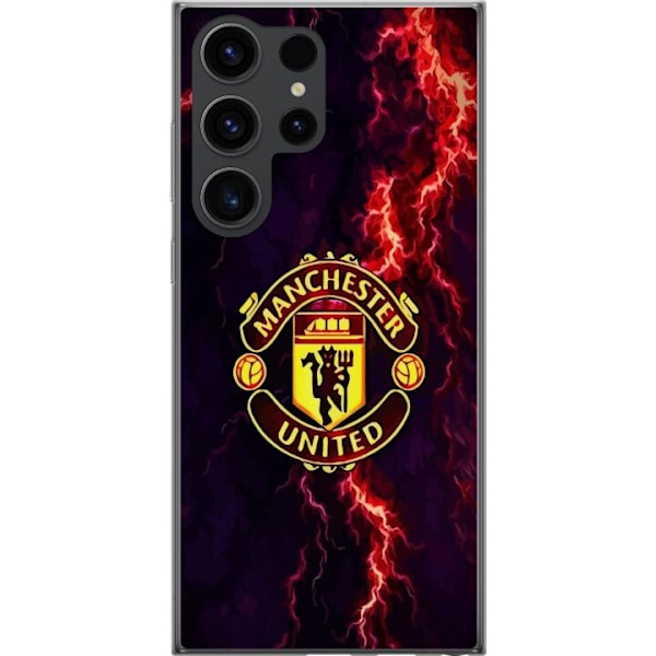 Samsung Galaxy S25 Ultra Genomskinligt Skal Manchester United