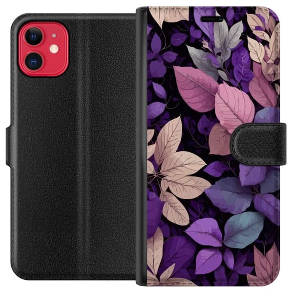 Kompatibel Tegnebogsetui til Apple iPhone 11 Lilla Blade