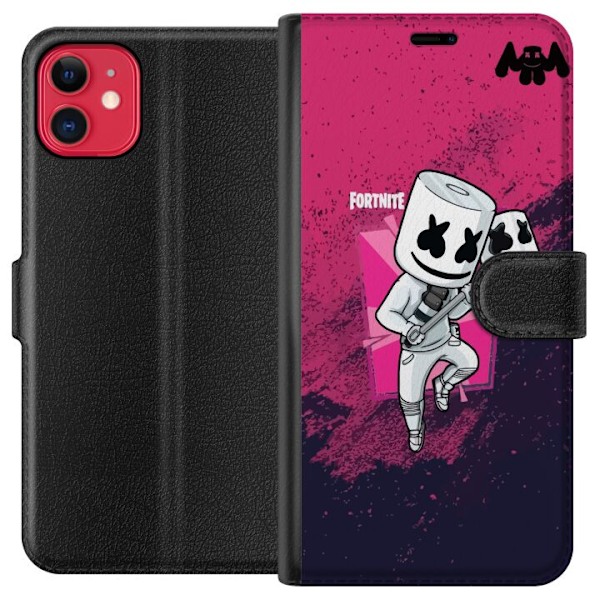 Apple iPhone 11 Tegnebogsetui Marshmello Fortnite Skin Emote G