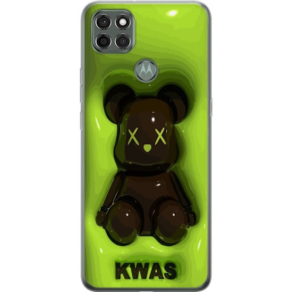 Motorola Moto G9 Power Gennemsigtig cover KAWS Grøn