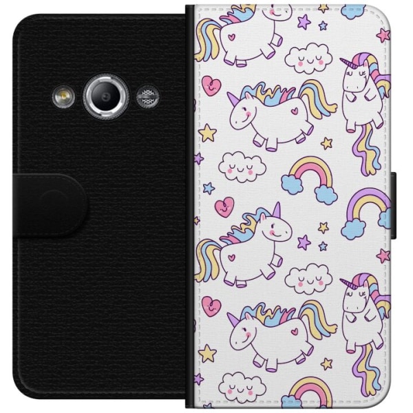 Samsung Galaxy Xcover 3 Plånboksfodral Unicorn Pattern