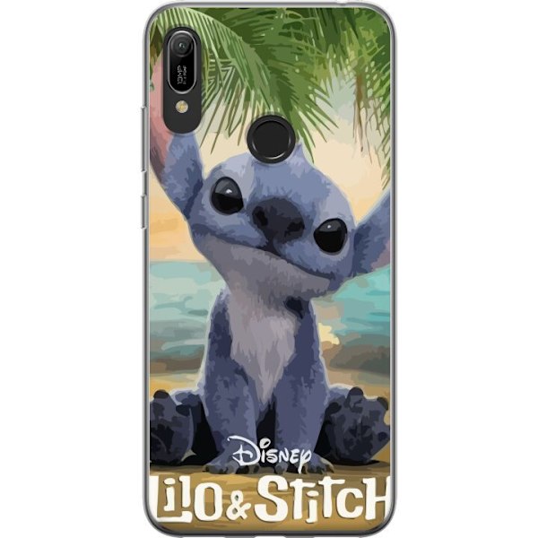 Huawei Y6 (2019) Genomskinligt Skal Stitch Kärleksfull – Me