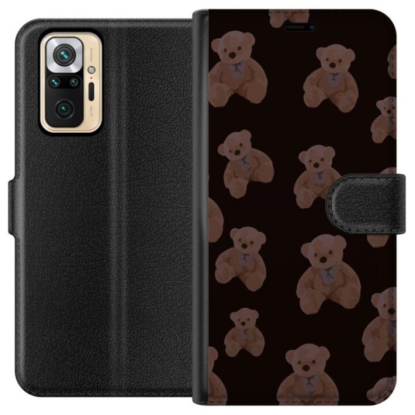 Xiaomi Redmi Note 10 Pro Plånboksfodral En björn flera björ