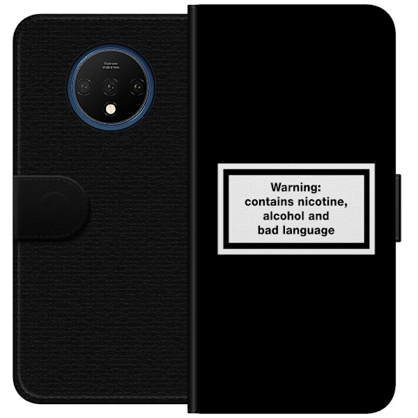OnePlus 7T Tegnebogsetui Advarsel