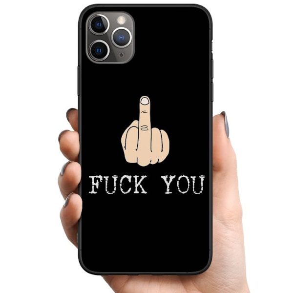 Apple iPhone 11 Pro Max TPU Matkapuhelimen kuori Vittu Sinä