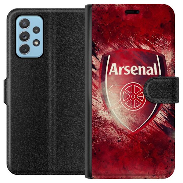 Samsung Galaxy A52 5G Lompakkokotelo Arsenal Jalkapallo