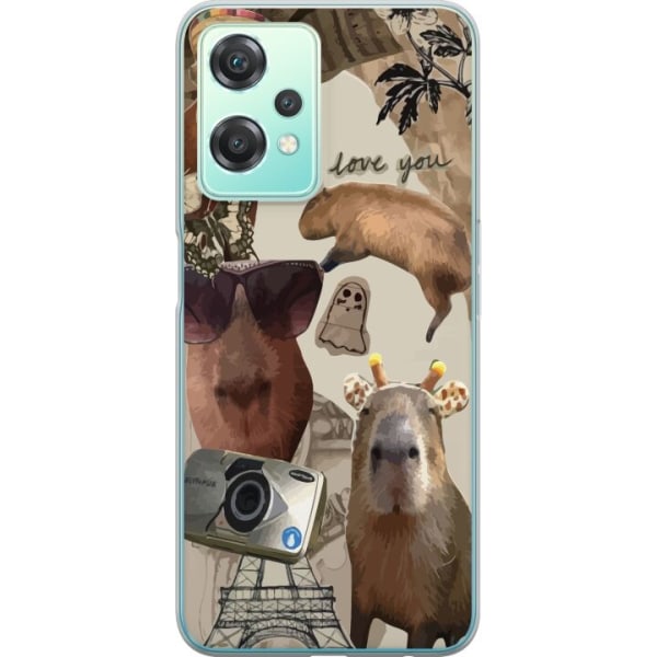 OnePlus Nord CE 2 Lite 5G Läpinäkyvä kuori Capybara