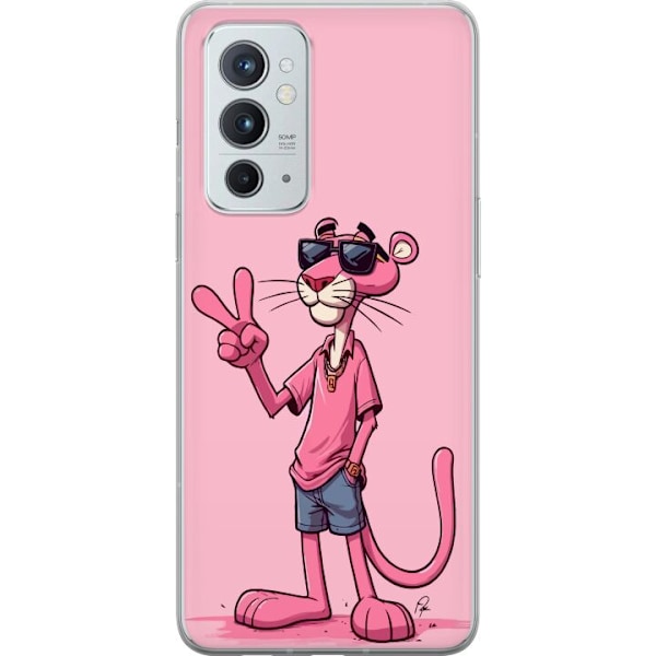 OnePlus 9RT 5G Läpinäkyvä kuori Pink Panter Peace