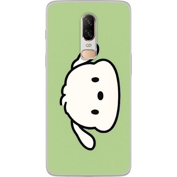 OnePlus 6 Läpinäkyvä kuori Snoopy Flip