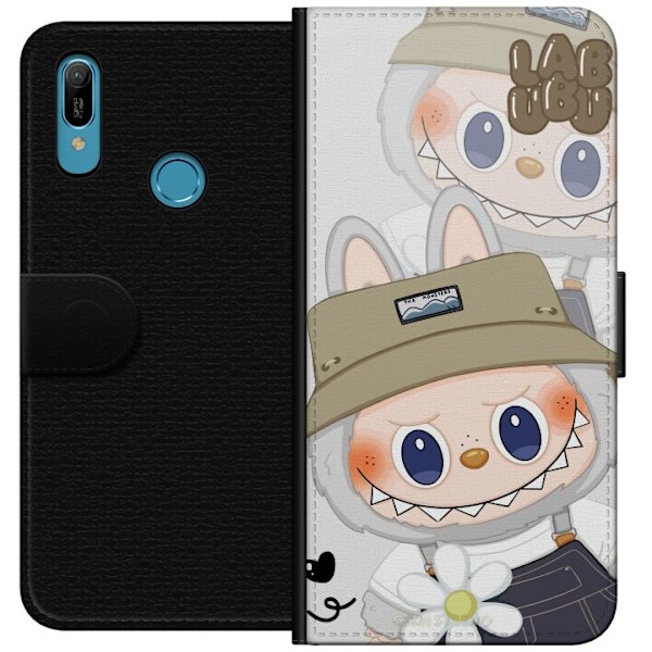 Huawei Y6 (2019) Tegnebogsetui Labubu Minimal Mood - Enkel og