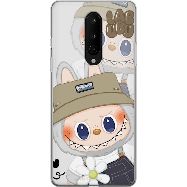 OnePlus 8 Läpinäkyvä kuori Labubu Minimal Mood - Yksinkerta