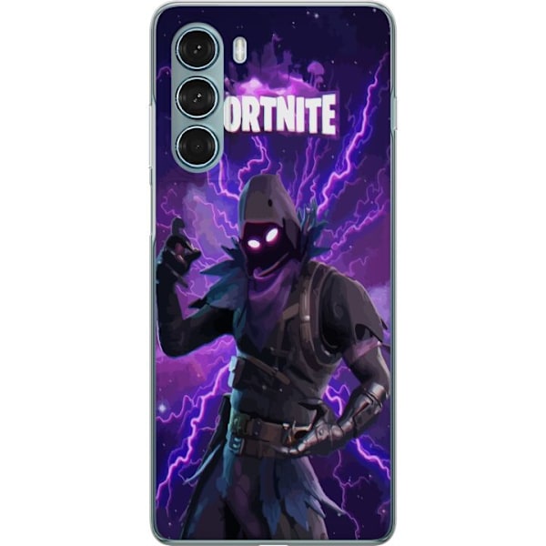 Motorola Moto G200 5G Genomskinligt Skal Fortnite Raven – M