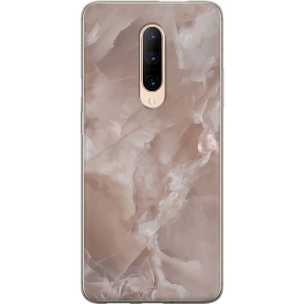 OnePlus 7 Pro Genomskinligt Skal Marmor Rosa