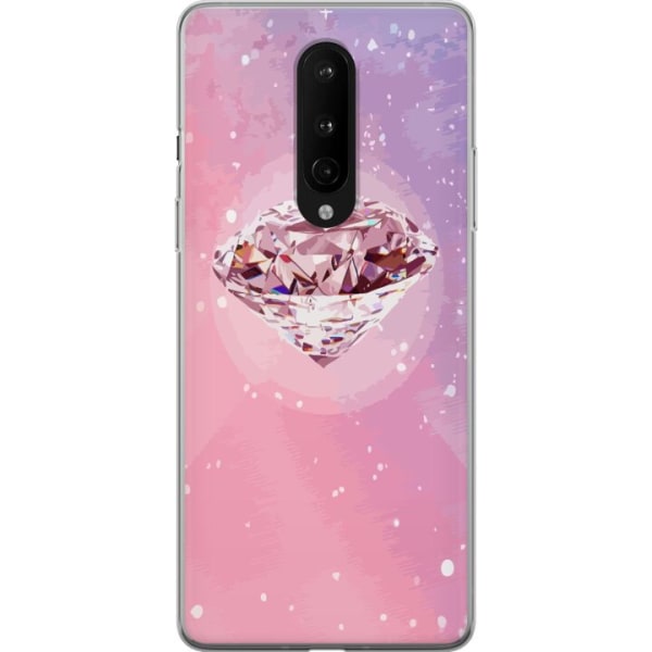 OnePlus 8 Gennemsigtig cover Glitter Diamant
