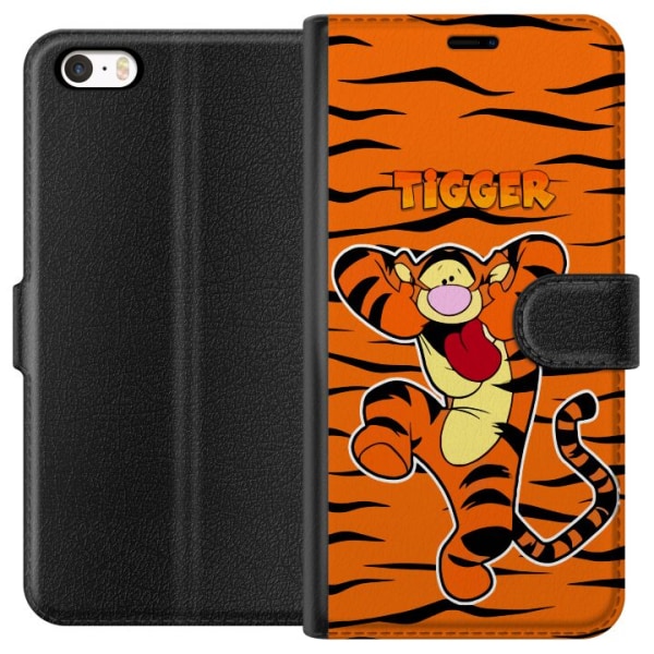 Apple iPhone 5 Lompakkokotelo Tiger
