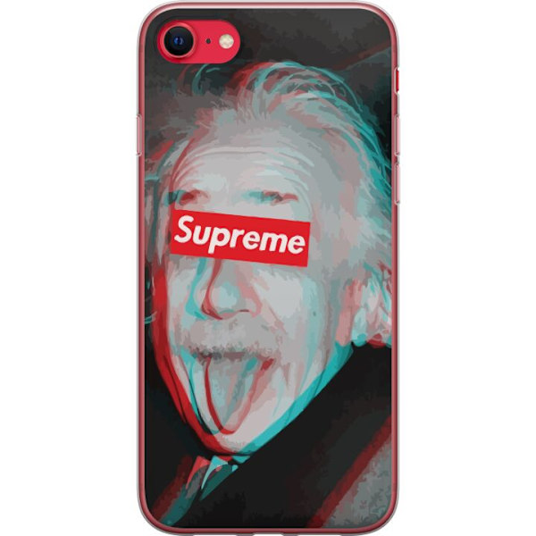 Apple iPhone 7 Läpinäkyvä kuori Supreme Albert Einstein 3D Motiivi Katumuoti Suunnittelu Suosittu Tiede Ikoni Kaupunkitaide