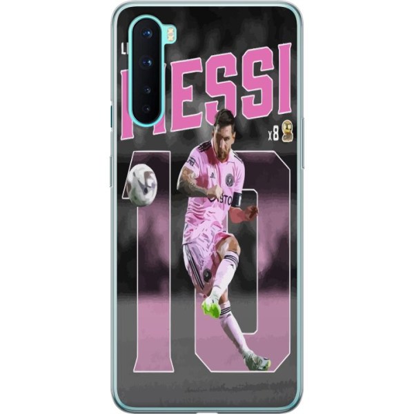 OnePlus Nord Gennemsigtig cover Lionel Messi