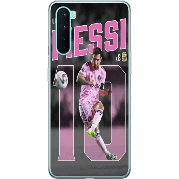 OnePlus Nord Gjennomsiktig deksel Lionel Messi