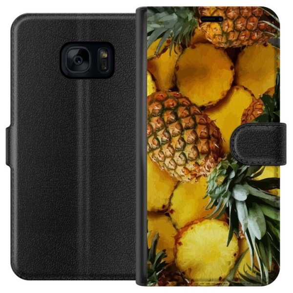 Samsung Galaxy S7 Plånboksfodral Tropisk Frukt