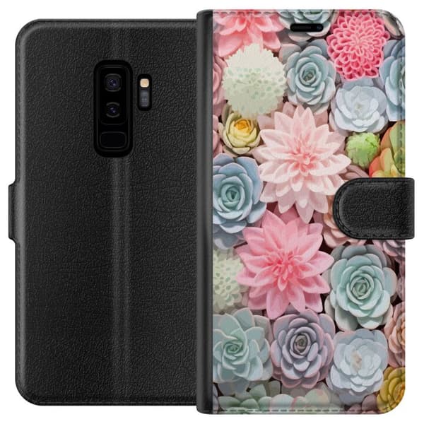Kompatibel Tegnebogsetui til Samsung Galaxy S9+ Grønne planter