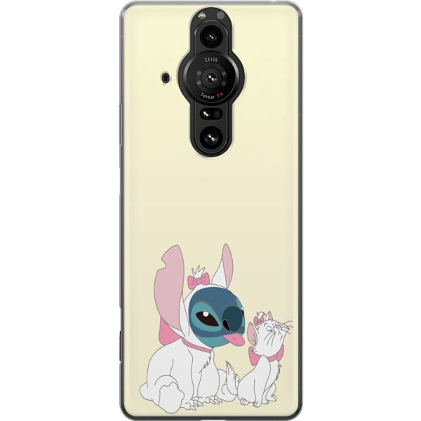 Sony Xperia Pro-I Gjennomsiktig deksel Stitch Aristocats