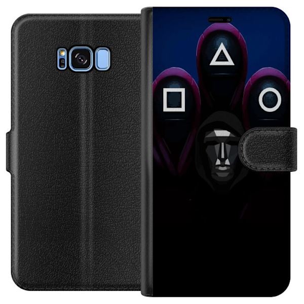 Samsung Galaxy S8 Plånboksfodral Squid Game Säsong 3 Nya Ikoner Populär Serie TV Motiv Asiatisk Drama Trend Ikoniskt Grafisk Design