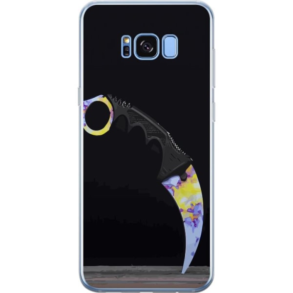 Samsung Galaxy S8+ Läpinäkyvä kuori Karambit / Butterfly /