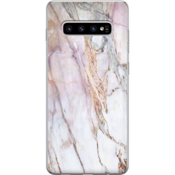 Kompatibelt Mobildeksel til Samsung Galaxy S10+ Marmor