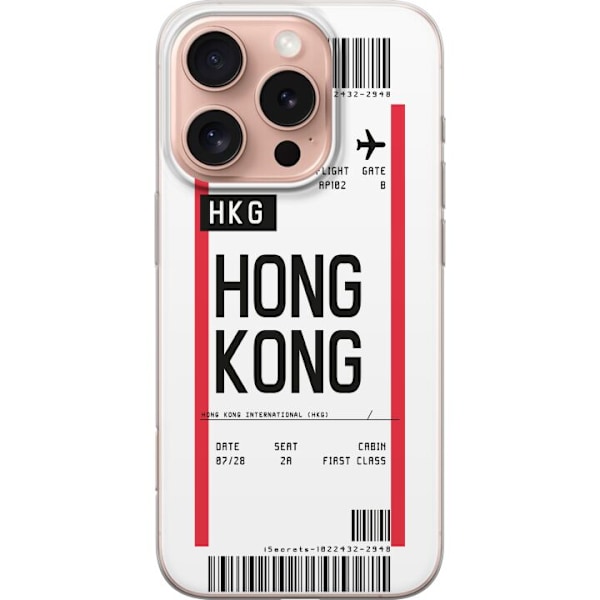 Apple iPhone 16 Pro Genomskinligt Skal Hongkong