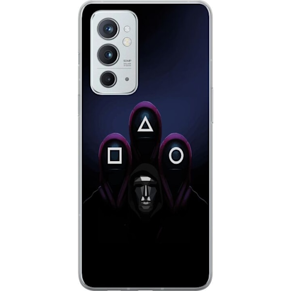 OnePlus 9RT 5G Genomskinligt Skal Squid Game 2 - Huvuden