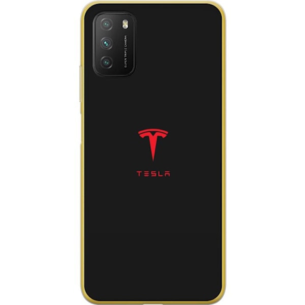 Xiaomi Poco M3  Läpinäkyvä kuori Tesla