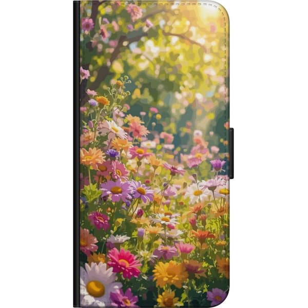 Kompatibelt Lommeboketui til OnePlus 9 Pro Blomstermønster