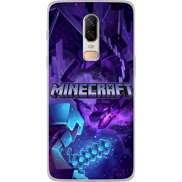 OnePlus 6 Genomskinligt Skal Minecraft