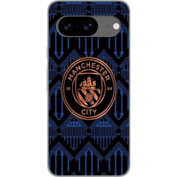 Google Pixel 8 Läpinäkyvä kuori Manchester City